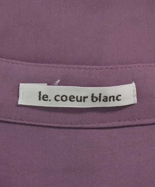 le coeur blanc เดรสที่เป็นเสื้อเชิ้ตตัวยาว