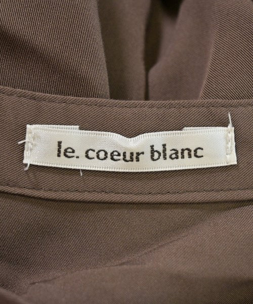 le coeur blanc เดรสที่เป็นเสื้อเชิ้ตตัวยาว