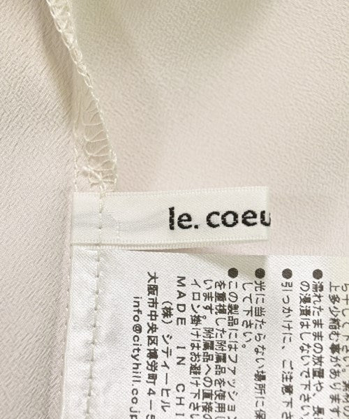 le coeur blanc เสื้อสตรี