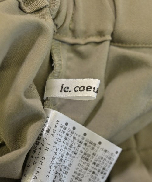 le coeur blanc กางเกงมีกระเป๋าข้างกางเกง2-4 กระเป๋า