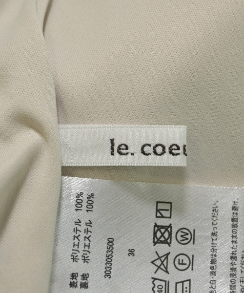 le coeur blanc กางเกงขายาว