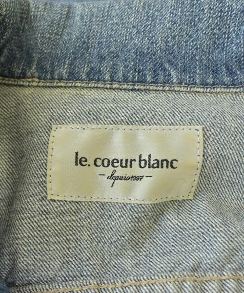 le coeur blanc แจ็คเก็ตยีนส์