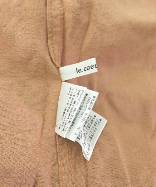 le coeur blanc เดรสที่เป็นเสื้อเชิ้ตตัวยาว