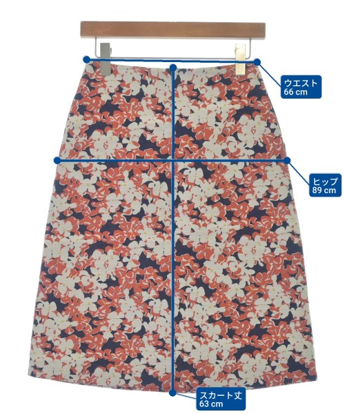 marimekko กระโปรงยาวถึงเข่า