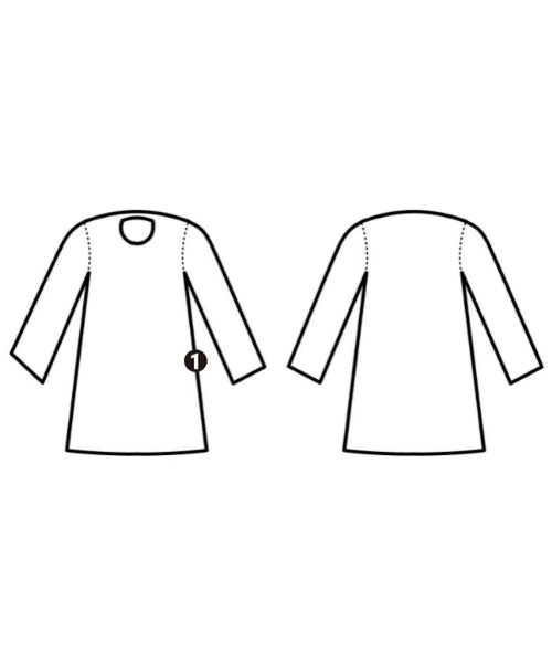 blanc basque เดรสที่เป็นเสื้อเชิ้ตตัวยาว