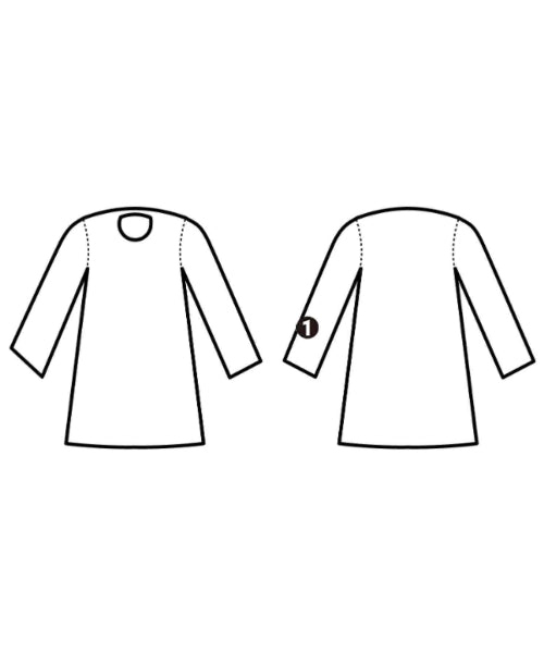 GALLARDA GALANTE เดรสที่เป็นเสื้อเชิ้ตตัวยาว