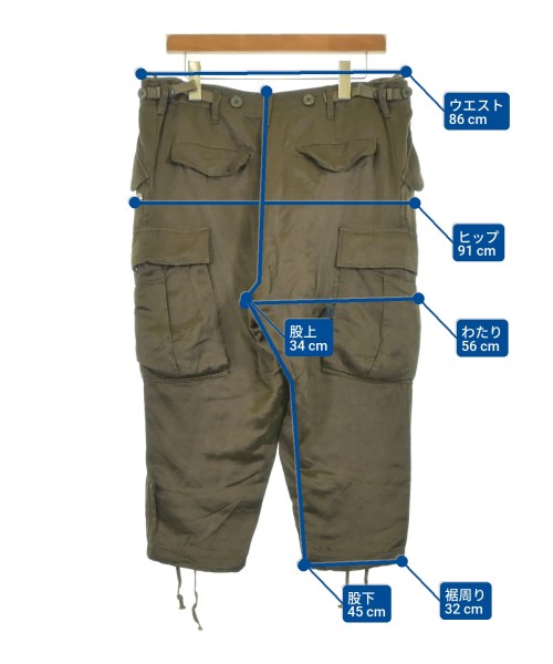 MIHARA YASUHIRO กางเกงมีกระเป๋าข้างกางเกง2-4 กระเป๋า