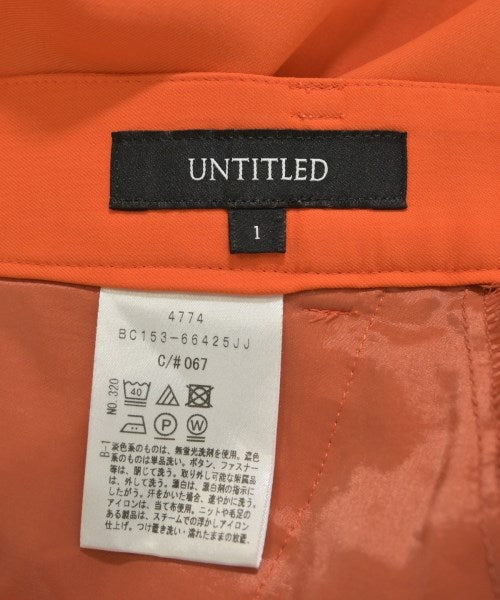 UNTITLED กางเกงขายาว