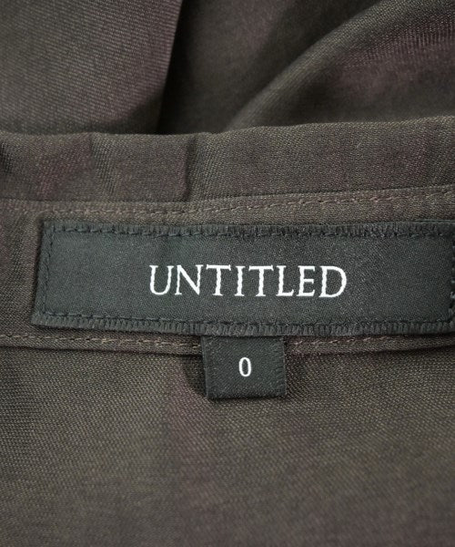 UNTITLED เดรสที่เป็นเสื้อเชิ้ตตัวยาว