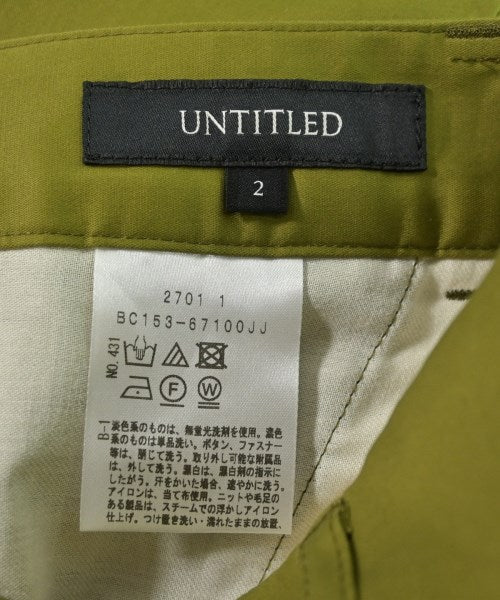 UNTITLED กางเกงขายาว