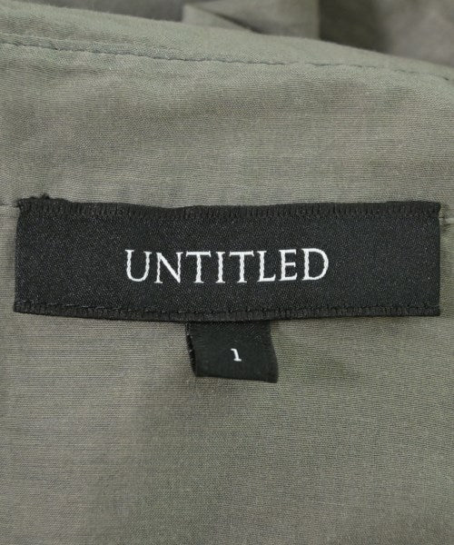 UNTITLED เดรสที่เป็นเสื้อเชิ้ตตัวยาว