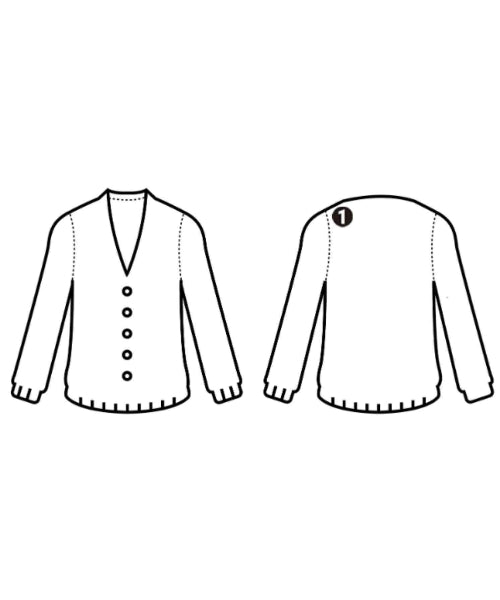Kumikyoku เสื้อคาร์ดิแกน