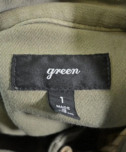 green แจ็กเก็ตทหาร