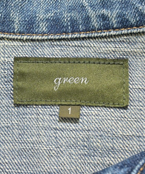 green แจ็คเก็ตยีนส์