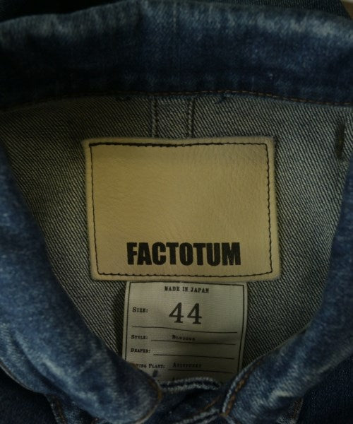 FACTOTUM แจ็คเก็ตยีนส์