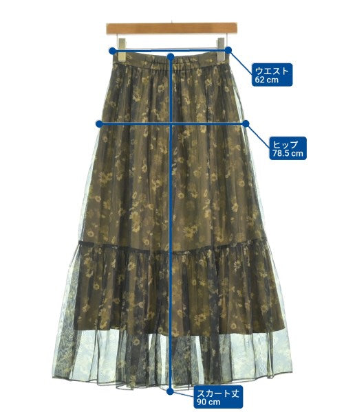 Apuweiser-riche กระโปรงยาว/แม็กซี่ยาว