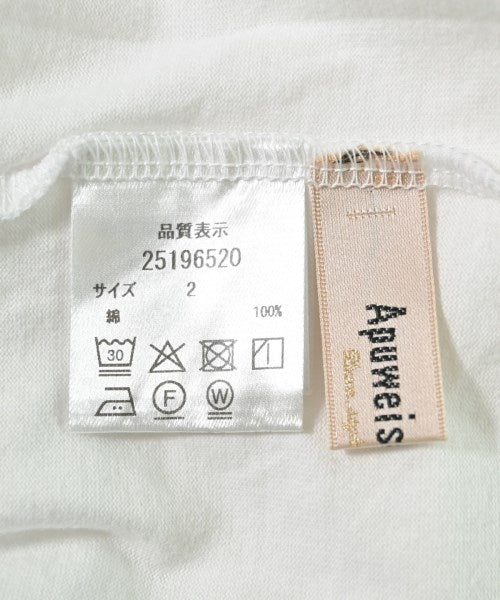 Apuweiser-riche เสื้อยืด/เสื้อท็อปส์