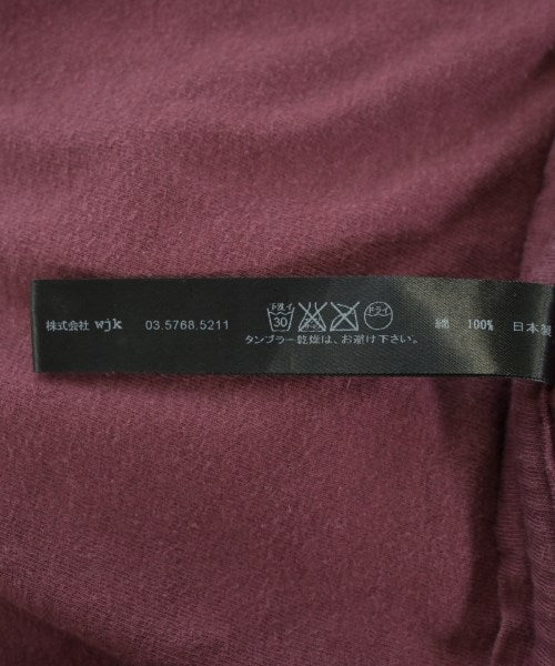 wjk เสื้อยืด/เสื้อท็อปส์