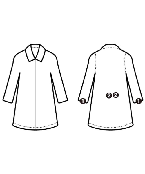 Deuxieme Classe เสื้อโค้ทเชสเตอร์ฟิลด์