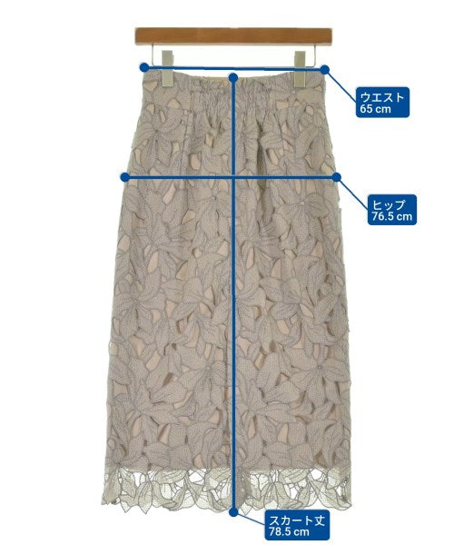 JUSGLITTY กระโปรงยาว/แม็กซี่ยาว