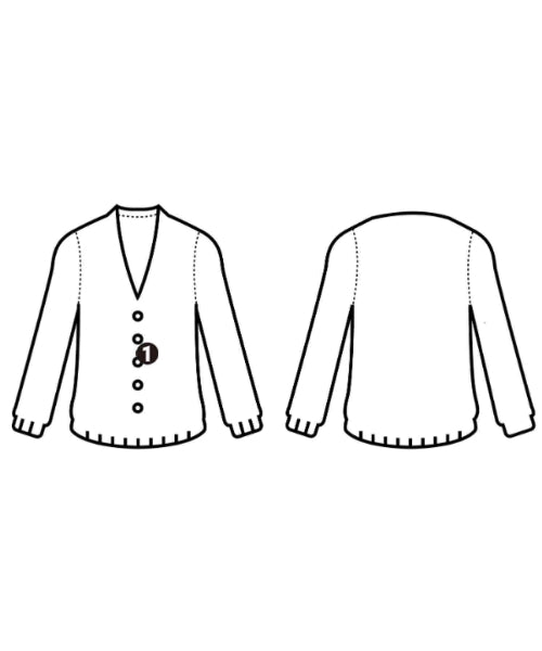 JUSGLITTY เสื้อคาร์ดิแกน