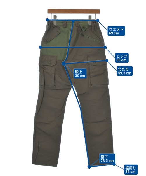 White Mountaineering กางเกงมีกระเป๋าข้างกางเกง2-4 กระเป๋า