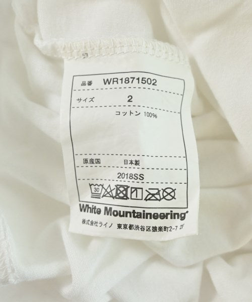 White Mountaineering เสื้อยืด/เสื้อท็อปส์