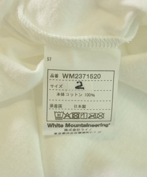 White Mountaineering เสื้อยืด/เสื้อท็อปส์