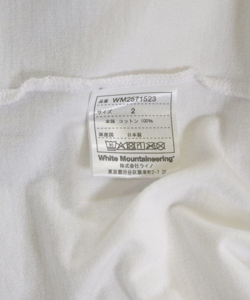 White Mountaineering เสื้อยืด/เสื้อท็อปส์