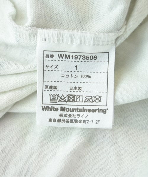 White Mountaineering เสื้อยืด/เสื้อท็อปส์