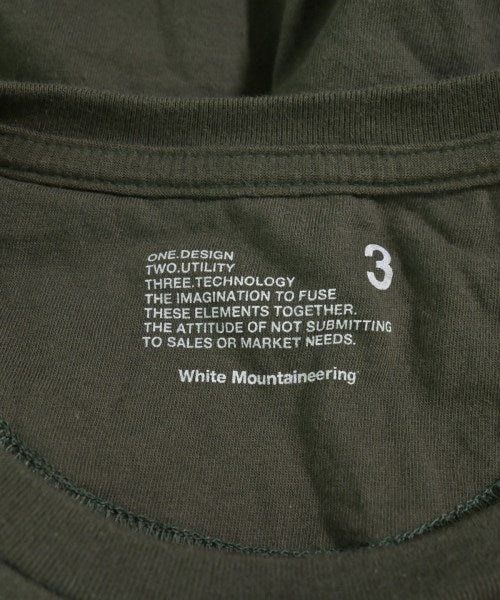 White Mountaineering เสื้อยืด/เสื้อท็อปส์