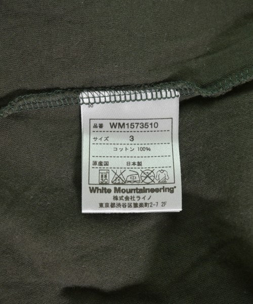 White Mountaineering เสื้อยืด/เสื้อท็อปส์