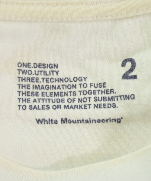 White Mountaineering เสื้อยืด/เสื้อท็อปส์