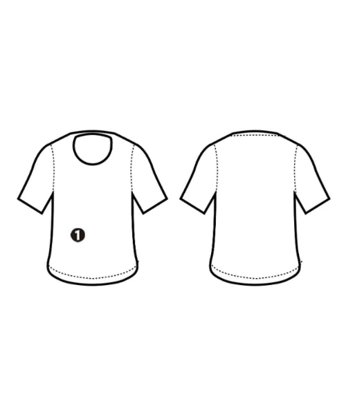 White Mountaineering เสื้อยืด/เสื้อท็อปส์