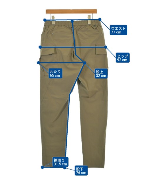 White Mountaineering กางเกงมีกระเป๋าข้างกางเกง2-4 กระเป๋า