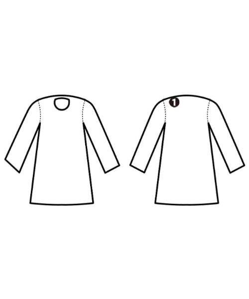 PLST เดรสที่เป็นเสื้อเชิ้ตตัวยาว
