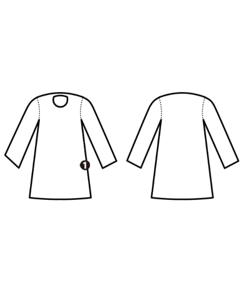 KBF เดรสที่เป็นเสื้อเชิ้ตตัวยาว