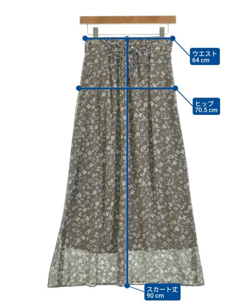 WILLSELECTION กระโปรงยาว/แม็กซี่ยาว