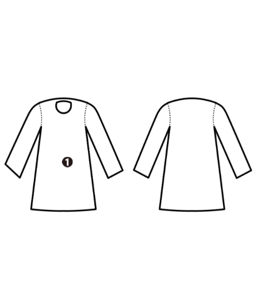 ADIEU TRISTESSE เดรสที่เป็นเสื้อเชิ้ตตัวยาว