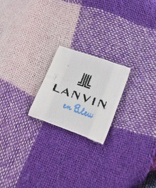 LANVIN en bleu ผ้าคลุมไหล่