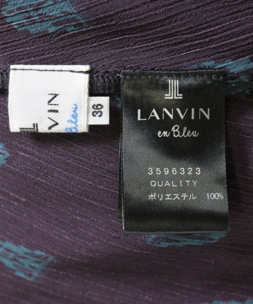 LANVIN en bleu ชุดเดรส