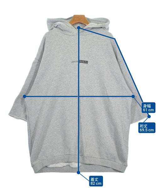 LANVIN en bleu เสื้อฮู้ด