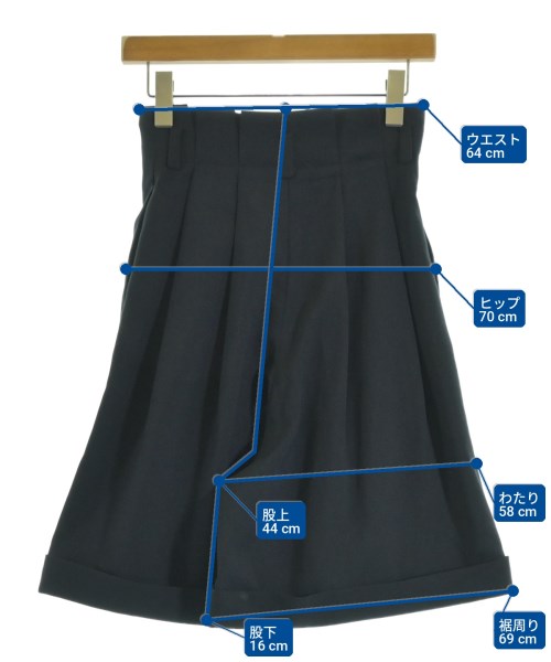 LANVIN en bleu กางเกงขาสั้น