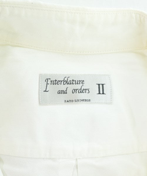 Enterblature and Orders เสื้อเชิ้ตทางการ
