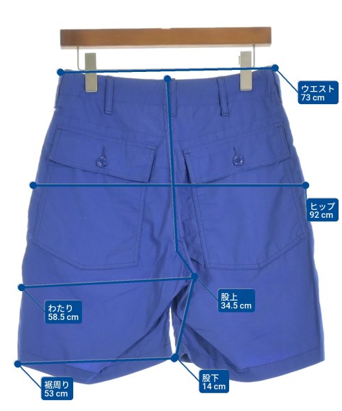 Engineered Garments กางเกงขาสั้น