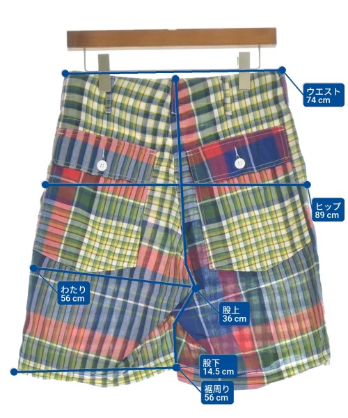 Engineered Garments กางเกงขาสั้น