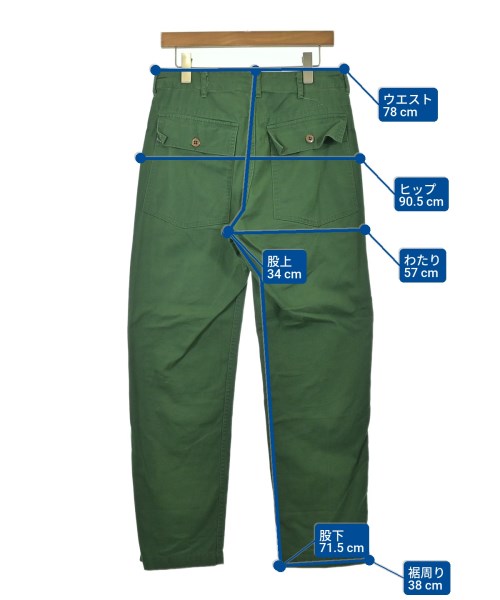 Engineered Garments กางเกงมีกระเป๋าข้างกางเกง2-4 กระเป๋า