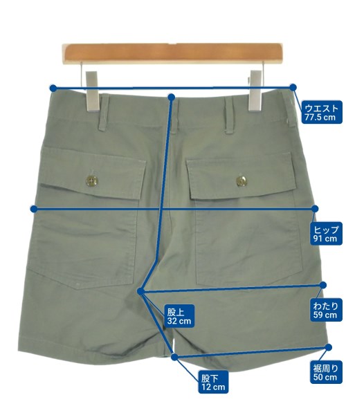 Engineered Garments กางเกงขาสั้น