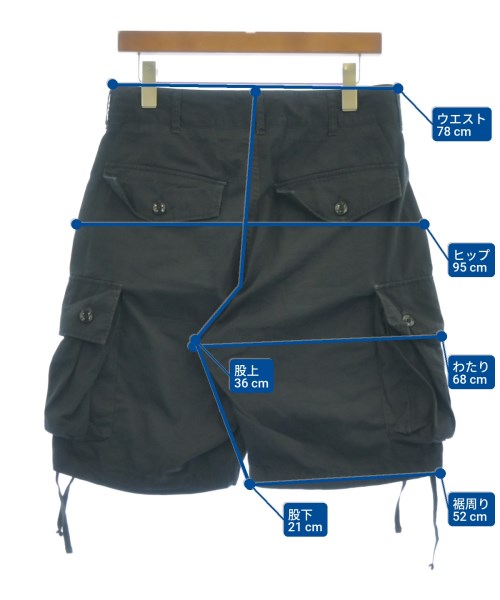 Engineered Garments กางเกงขาสั้น