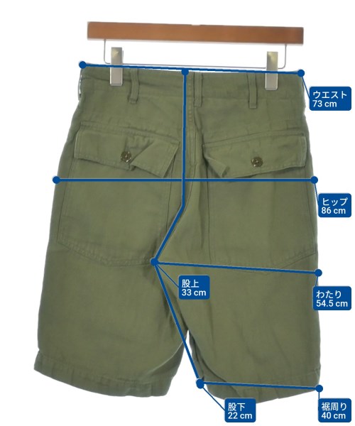 Engineered Garments กางเกงขาสั้น
